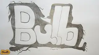 Bulb Draw 🎨 | Pencil Shading Tattoo Art | Bulb Name Tattoo
