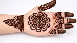 Easy stylish mehndi design | beautiful mehndi front hand | simple mehndi design | mehndi | mehandi.