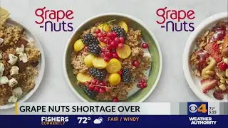 The great Grape Nuts shortage is finally over!