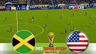 Jamaica vs USA &ndash; FIFA World Cup 2026 | Full Match Simulation | PES PC Gameplay