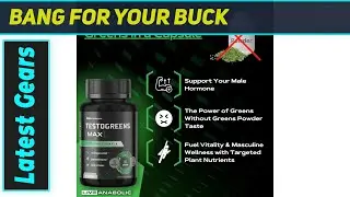 Live Anabolic TestoGreens Max: Powerful Energy & Hormone Support!