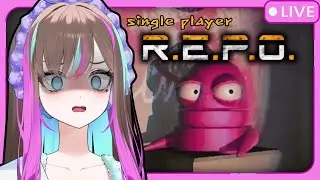 【REPO】Single player shenanigans....!? Guerilla stream yippeee~!