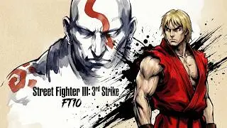 Konitan (Necro) vs. Deshiken (Ken) - STREET FIGHTER III 3RD STRIKE
