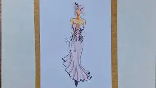 SSM Fashion&rsquo;s 2025 Luxury Gown Design: Hand-Drawn Sketch Process & Inspiration | Fashion Trend