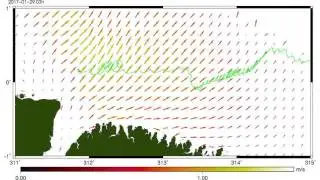 IESO2017 buoy in tidal currents