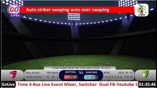 Cricket scoreboard | cricket scoring system | Automated Score | cricket scoring for Golive,spotlive