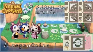 12 IDÉES DE MOTIFS À REPRODUIRE |ANIMAL CROSSING NEW HORIZONS