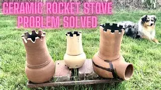 The secret discovered!  Ceramic Rocket Stove is Now Possible!