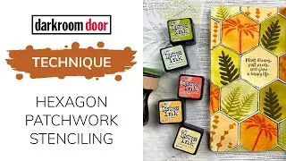 Hexagon Patchwork Stenciling