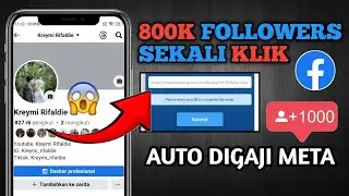 Hanya 1 Menit || CARA MENAMBAH FOLLOWERS FACEBOOK GRATIS 2025 - PERMANEN