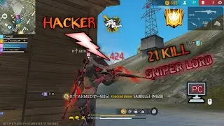 21 with SNIPER (AWM & M82B) R Ahmed 420 . Garena freefire max Gameplay