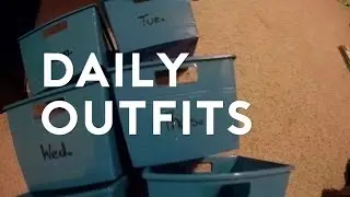 How To Make Daily Outfit Bins! - Clothes Organization and DIY Tidying Tip