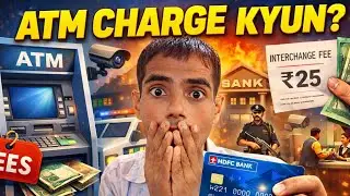 ATM Cash Withdrawal Par ₹25 Charge Kyun? | Credit Card & Debit Card Truth | Aftab Devan finance tips