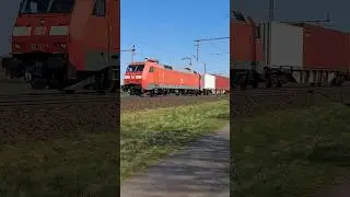 Br. 152 von der DB Cargo #dedensen #container #elok #trainspotting