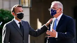 Crise des sous-marins : la fuite d'un SMS d'Emmanuel Macron &agrave; Scott Morrison irrite Paris