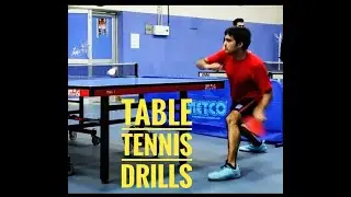 Table Tennis Drills | Service Attack with Three Backhand One Forehand | AB Table Tennis Tricks
