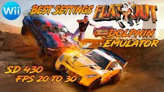 FlatOut Wii Gameplay | Best Settings Dolphin Emulator | (Wii) (PS2) (XBOX) (PC)