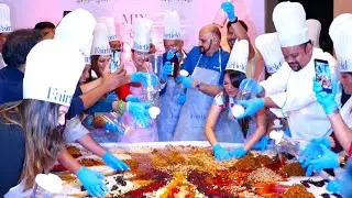 Charu Asopa, Ruhanika Dhawan, Aakriti Sharma and others attending the cake mixing ceremony