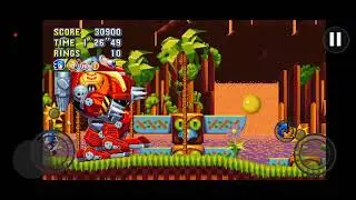 Jugando Sonic mania en diferentes mapas
