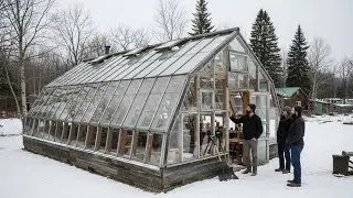 Neighbors Mocked His Cabin Inside a Greenhouse — Then It Stayed 55° Warmer All Winter