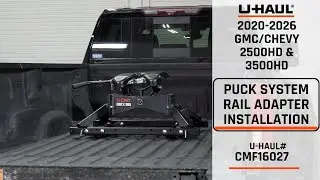 2020-2026 GMC Sierra 2500HD, 3500HD | U-Haul Puck System Base Rail Adapter Installation | CMF16027