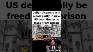 Julian Assange To Be Released 😯 #news #wikileaks #pleadeal