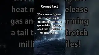 Crazy Comet Facts That Will Blow Your Mind! ☄️✨ #Shorts