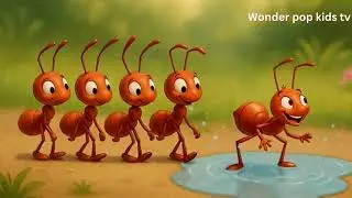 Муравьи идут маршем | Детские стишки и песни Wonder Pop Kids TV