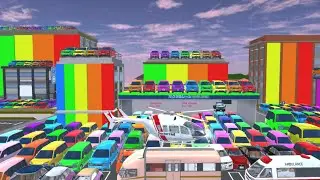 Car Collection. Infront of Repair Shop