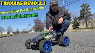 Traxxas REVO 3.3  modified for speed RUN   will it do 45+ mph