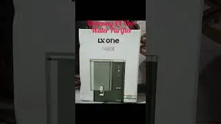 Installation and Unboxing Lx One Water Purifier #installation #unboxing #waterpurifier #rowater