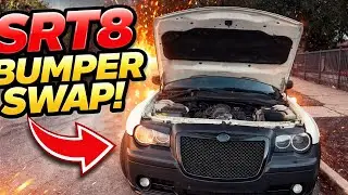 INSTALLING SRT8 BUMPER ON 2005 Chrysler 300c‼️‼️