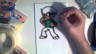 Scott Pilgrim Beadsprite (Time lapse)