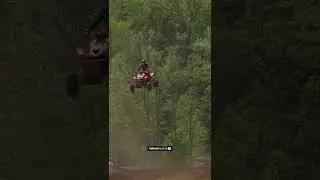 Biggest jump on an ATV?! 🚀 #ATVMX