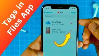 How to use TAGS in Files App on iPhone!