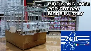 Sangkar Burung Penyanyi / Bird Song Cage / Cantori Cage 2GR Made in Italy Art.020 Kandang Burung