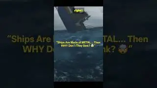 Ships Are Made of METAL&hellip; Then WHY Don&rsquo;t They Sink? 🤯#physics #science #shorts #short #travel #sea