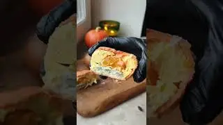 Тыквенный пряный мусс🎃, мандариновое компоте, хруст из тыквенных семечек и бисквит