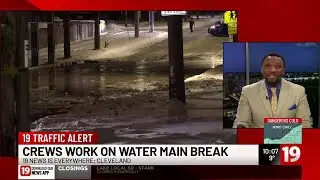 Water main break closes West 65th Street in Cleveland&rsquo;s Stockyard neighborhood
