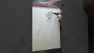 Drawing Pepe Le Pew gone wrong।Draw with Dhruba