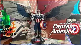 Hot Toys Captain America Sam Wilson Sixth Scale Figure Unboxing