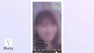 Blurry - blur video communication