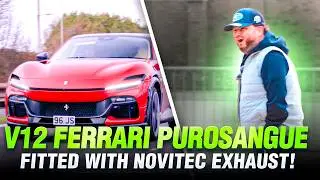 Модернизация Ferrari Purosangue V12 &mdash; звук выхлопа Novitec