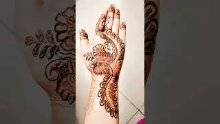peacock mehandi design #creative #craft #creativecraft #beautifulmehandi