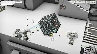 The White Laboratory Gameplay | Megacube Boss Strategy 1/3 - Traditional Defense