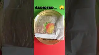 🖌️tissue paper mango art #youtubeshorts #art #tissuepapercraft #papercraft #funcraft #adkcraftandart