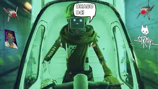 SOLO CAT STUCKED IN ROBOTS WORLD || [HINDI] || STRAY || PART-10 ||