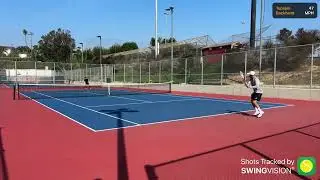 Chill Tennis Practice Session with TWO HANDED FOREHAND