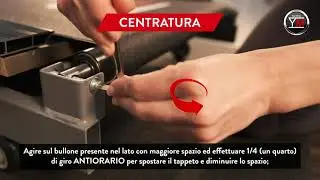 YM - CENTRATURA DEL NASTRO DI CORSA