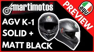 PREVIEW // 🤯 AGV K-1 SOLID MATT BLACK